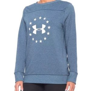 Under Armour Freedom Light Blue Sweater Size XS
